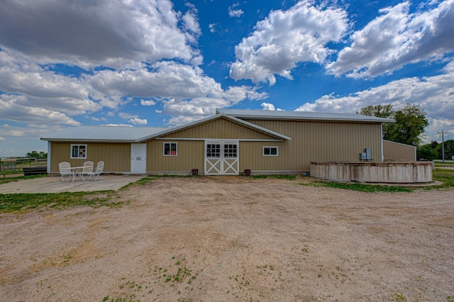 17690 Clayton Ave E, Vermillion Twp, MN 55068 - back of property with an outdoor structure