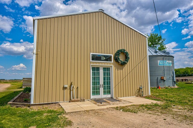 17690 Clayton Ave E, Vermillion Twp, MN 55068 - back of house featuring french doors