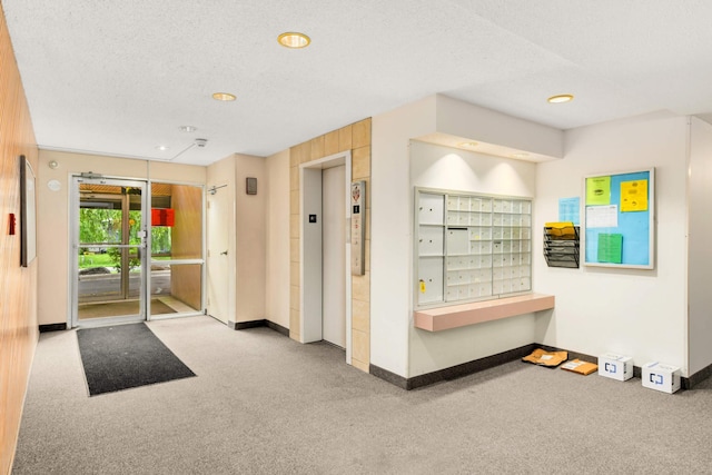 3461 Kent St Unit 1104, Shoreview, MN 55126 - building lobby with a textured ceiling and recessed lighting