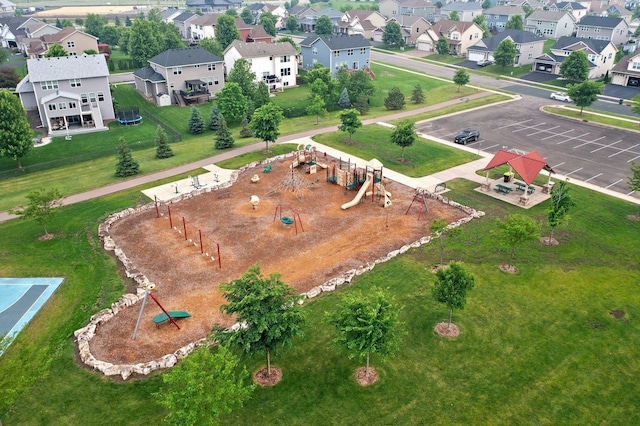 14111 Abercorn Ave, Rosemount, MN 55068 - aerial view of residential area with a community park