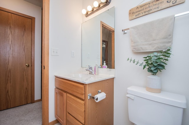1810 41st Ave S, Moorhead, MN 56560 - half bathroom with toilet and vanity