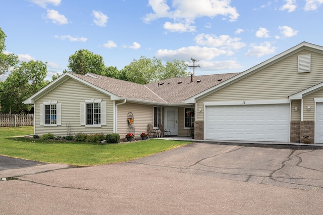 12 3rd St NW, Saint Michael, MN 55376 - ranch-style home featuring brick siding, driveway, a garage, and a shingled roof