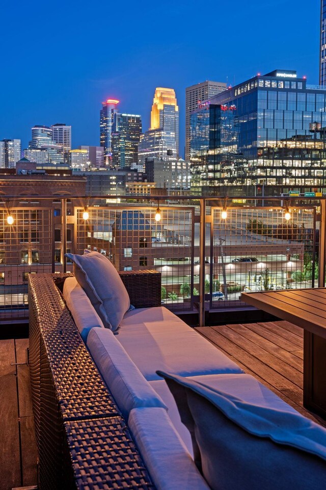 525 3rd St N Unit 511, Minneapolis, MN 55401 - deck featuring a view of city