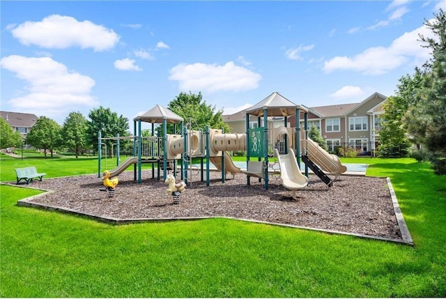 6665 Flycatcher Ln, Apple Valley, MN 55124 - community jungle gym with a yard