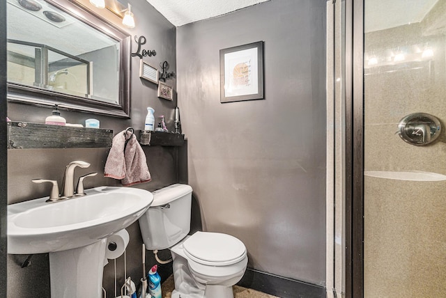 506 8th Ave SW, Pipestone, MN 56164 - full bathroom featuring toilet and a shower stall