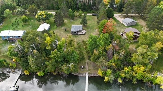 48408 Pillar Rd, Deer River, MN 56631 - aerial view of property's location with a large body of water