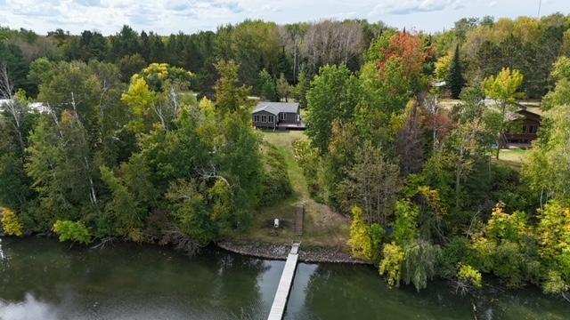 48408 Pillar Rd, Deer River, MN 56631 - view of subject property with a large body of water and a forest