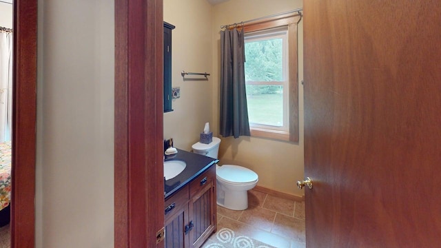 48408 Pillar Rd, Deer River, MN 56631 - bathroom featuring vanity and tile patterned flooring