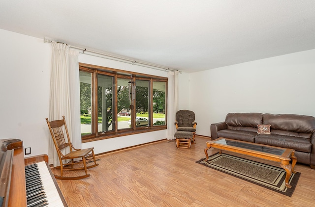 4248 Westview Dr, Shoreview, MN 55126 - living area with wood finished floors and baseboards