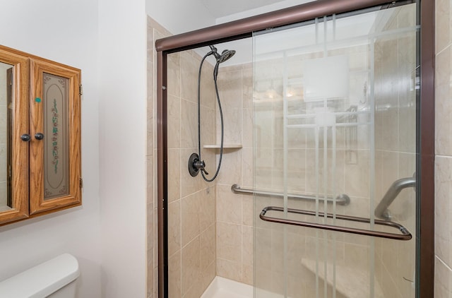 4248 Westview Dr, Shoreview, MN 55126 - bathroom with toilet and a shower stall