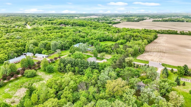 975 100th St NE, Monticello Twp, MN 55362 - bird's eye view of a heavily wooded area