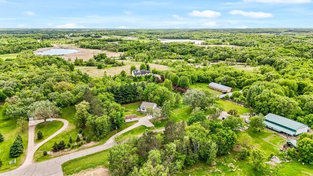 975 100th St NE, Monticello Twp, MN 55362 - drone / aerial view of a heavily wooded area