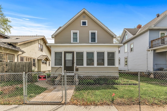 2745 Columbus Ave, Minneapolis, MN 55407 - view of front of property featuring a gate
