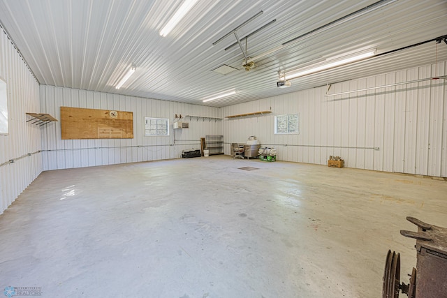 8416 141st Ave SE, Milnor, ND 58060 - garage featuring a garage door opener