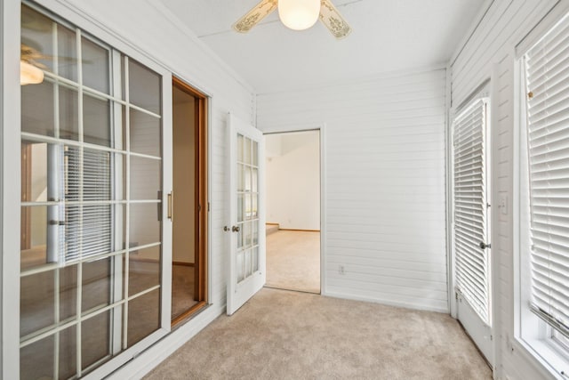 4311 Pond View Dr, White Bear Twp, MN 55110 - unfurnished sunroom featuring french doors