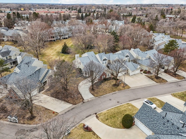 4311 Pond View Dr, White Bear Twp, MN 55110 - aerial perspective of suburban area