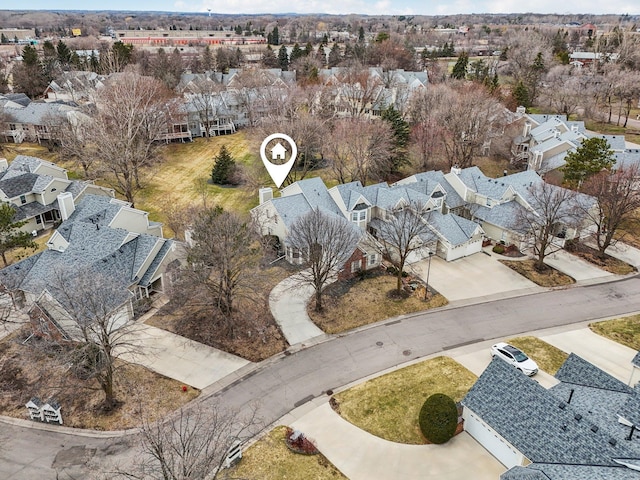 4311 Pond View Dr, White Bear Twp, MN 55110 - aerial view of residential area