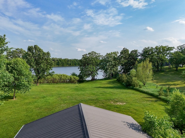 29506 435th Ave, Ottertail, MN 56571 - view of grassy yard with a water view