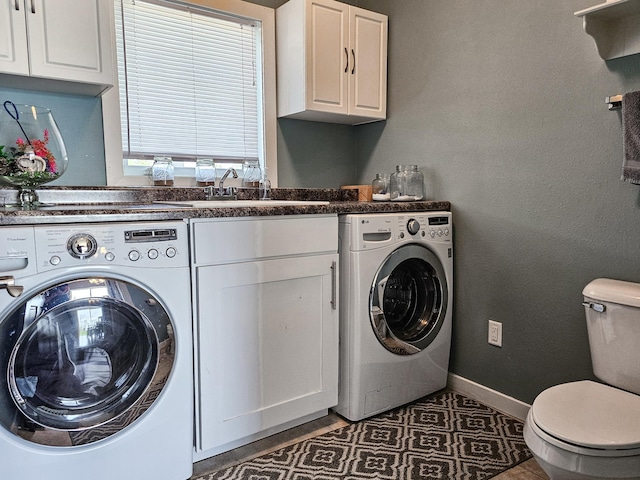 29506 435th Ave, Ottertail, MN 56571 - laundry area with washer / clothes dryer and baseboards