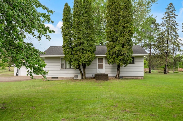 28748 Palm St NW, Isanti, MN 55040 - rear view of property featuring a shingled roof and entry steps