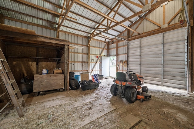 28748 Palm St NW, Isanti, MN 55040 - garage with metal wall
