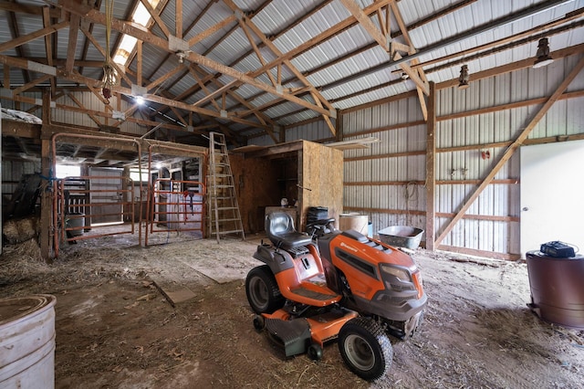 28748 Palm St NW, Isanti, MN 55040 - garage with metal wall