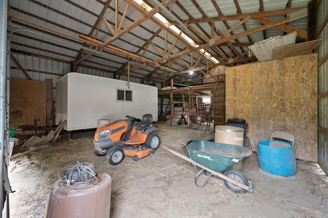 28748 Palm St NW, Isanti, MN 55040 - garage with metal wall
