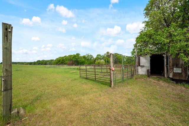 28748 Palm St NW, Isanti, MN 55040 - view of yard with an outbuilding and a rural view
