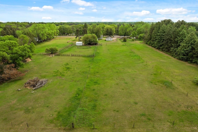 28748 Palm St NW, Isanti, MN 55040 - overview of rural landscape featuring a heavily wooded area