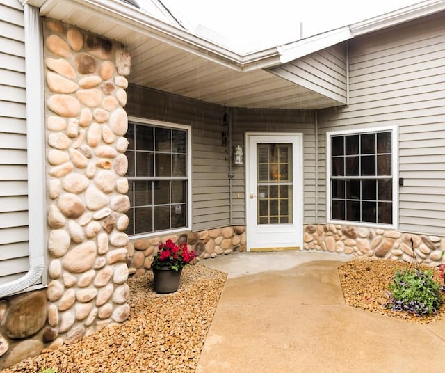 15229 Cobalt St NW, Ramsey, MN 55303 - entrance to property with stone siding