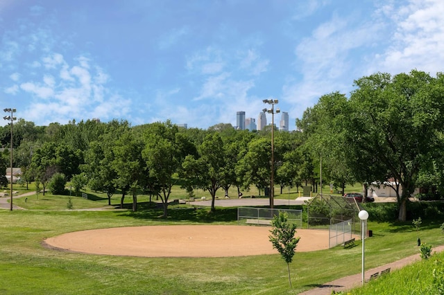 4027 24th Ave S, Minneapolis, MN 55406 - surrounding community featuring a yard and view of scattered trees