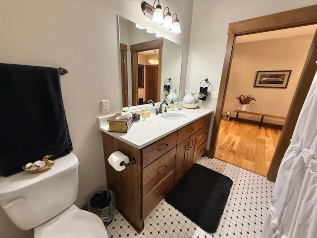 910 Lake Forest Cir, Detroit Lakes, MN 56501 - bathroom featuring vanity and toilet