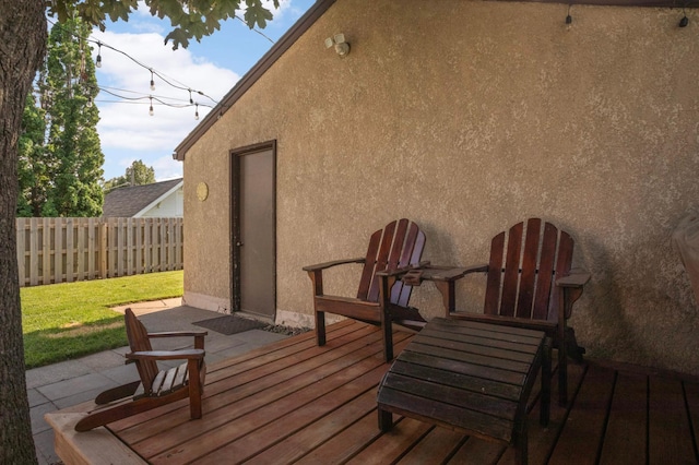 3638 Van Buren St NE, Minneapolis, MN 55418 - wooden terrace with a patio area