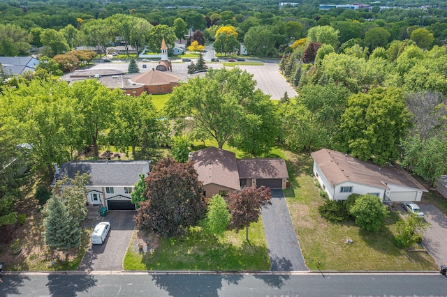 4781 Zealand Ave N, New Hope, MN 55428 - aerial perspective of suburban area