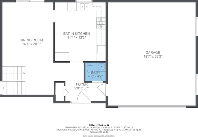 4781 Zealand Ave N, New Hope, MN 55428 - view of room layout