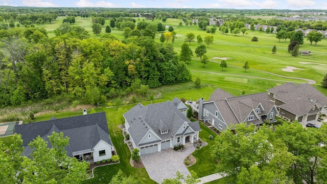 677 Shawnee Woods Rd, Medina, MN 55340 - aerial view of residential area with a golf club and a tree filled landscape