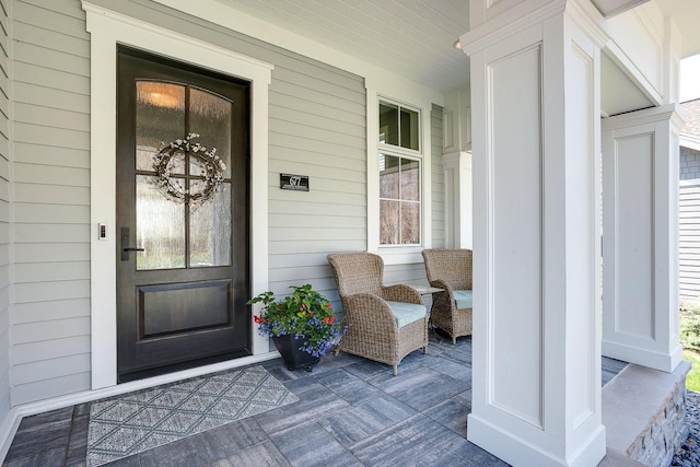 677 Shawnee Woods Rd, Medina, MN 55340 - entrance to property featuring covered porch