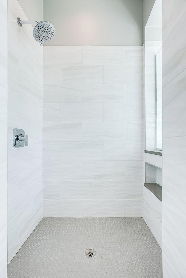 677 Shawnee Woods Rd, Medina, MN 55340 - full bathroom featuring a tile shower