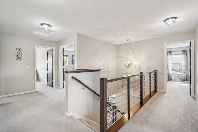 13543 Athena Way, Rosemount, MN 55068 - corridor featuring an upstairs landing, carpet floors, and healthy amount of natural light