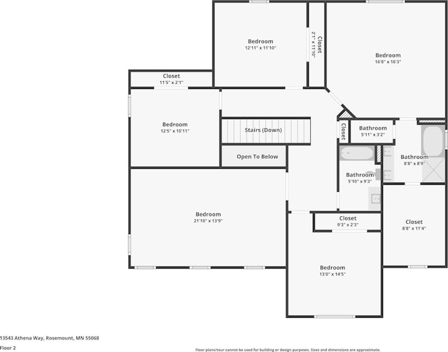 13543 Athena Way, Rosemount, MN 55068 - property floor plan