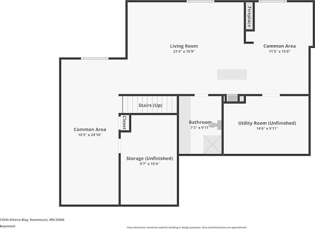 13543 Athena Way, Rosemount, MN 55068 - property floor plan
