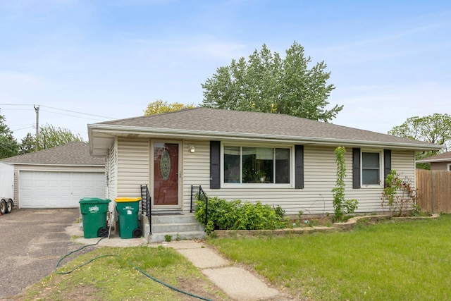 6407 Emerson Ave N, Brooklyn Center, MN 55430 - view of front of house featuring a garage