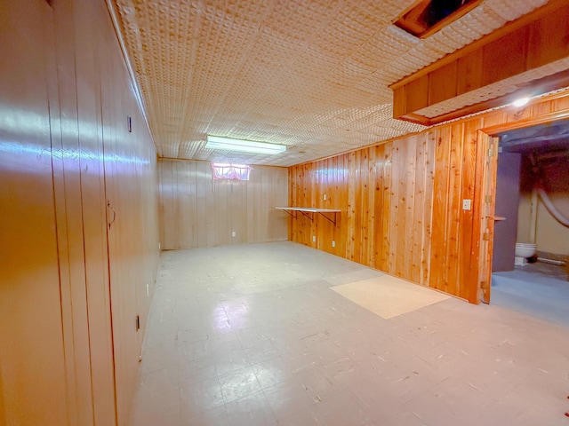 938 Selby Ave, Saint Paul Park, MN 55071 - finished below grade area featuring wooden walls and tile patterned floors
