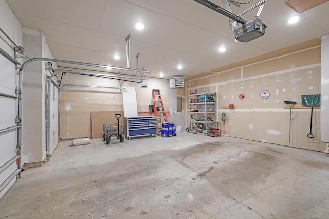 22669 128th Ave N, Rogers, MN 55374 - garage with a garage door opener, a heating unit, and electric panel