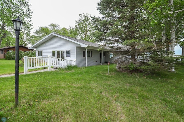 38682 Walker Lake Dr, Amor Twp, MN 56576 - back of house with a lawn