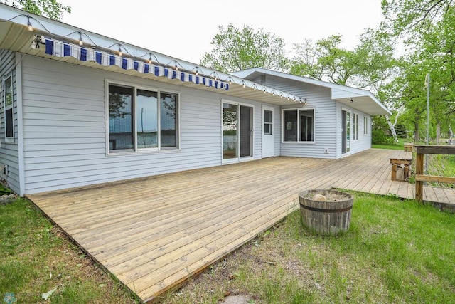 38682 Walker Lake Dr, Amor Twp, MN 56576 - view of wooden terrace