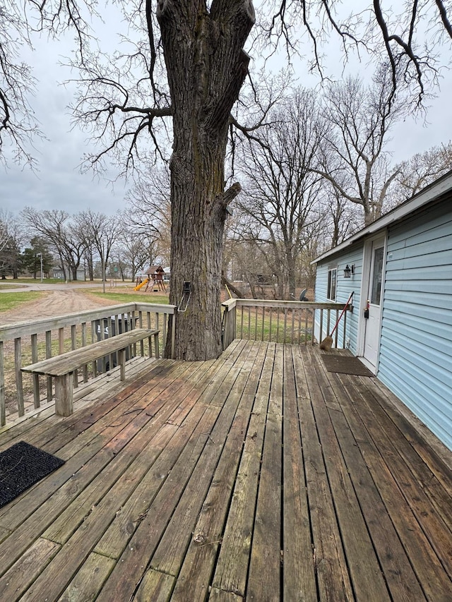 57230 351st St, Grove City, MN 56243 - view of wooden deck