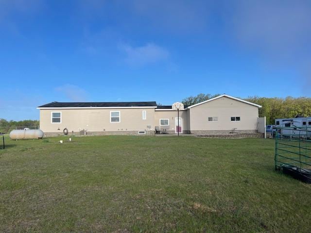 42626 County Highway 125, Perham Twp, MN 56573 - back of property featuring crawl space