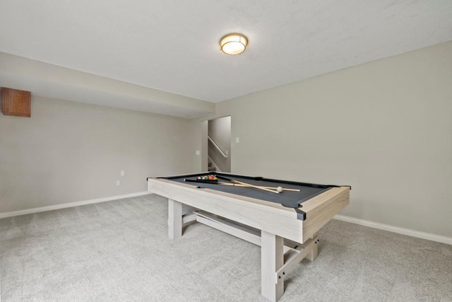 1279 146th Ln NW, Andover, MN 55304 - rec room featuring carpet, pool table, and baseboards