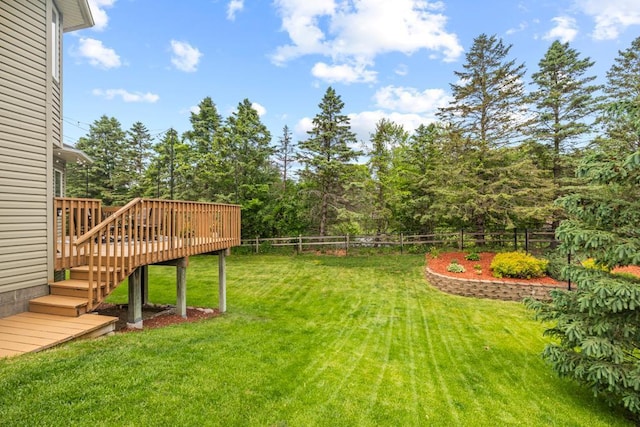 1279 146th Ln NW, Andover, MN 55304 - view of yard with a deck and stairway
